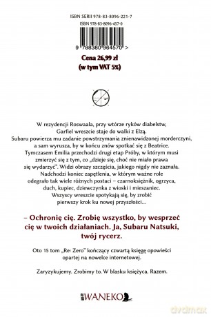Re: Zero - Życie w innym świecie od zera (Tom 15) - Tappei Nagatsuki [KOMIKS]