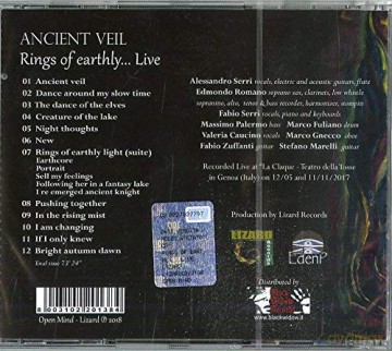 Ancient Veil: Rings Of Earthly... Live [CD]