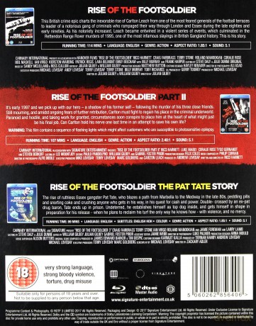 Rise Of The Footsoldier 1-3 (Zawód: gangster 1-3) [3xBlu-Ray]