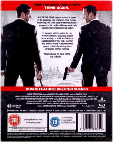 Rise Of The Krays [Blu-Ray]