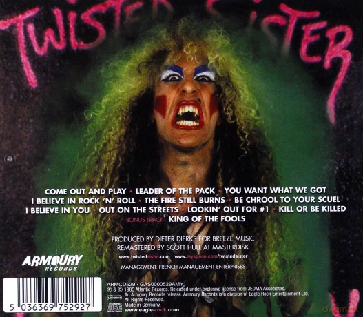 Twisted Sister: Come Out And Play [CD]