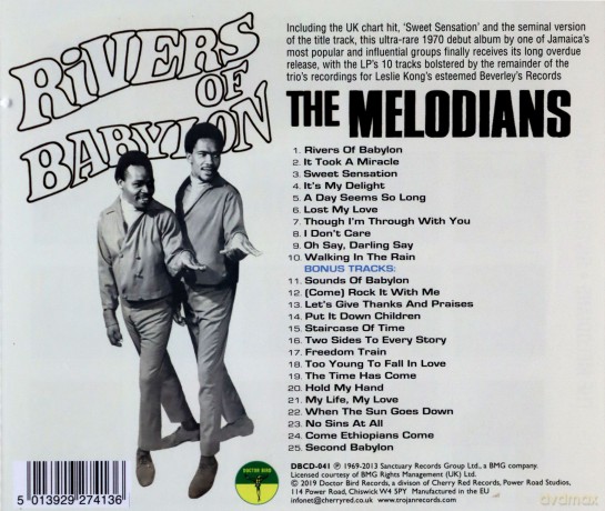 Melodians: Rivers Of Babylon (Expanded) [CD]