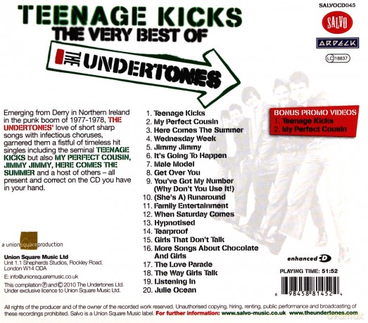 The Undertones: Teenage Kicks The Very Best Of [CD]