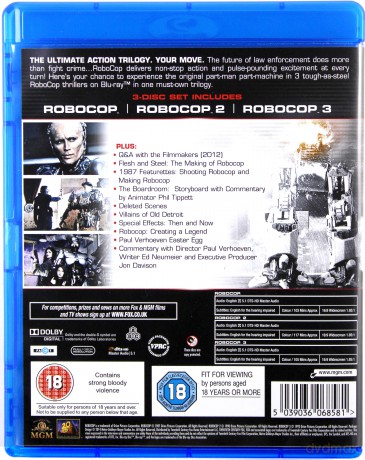 Robocop Trilogy [3xBlu-Ray]