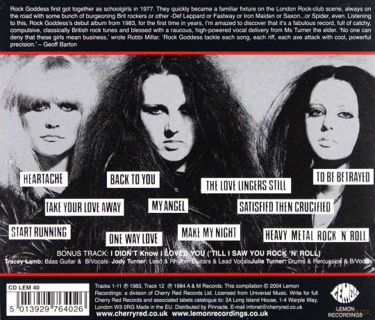 Rock Goddess: Rock Goddess [CD]