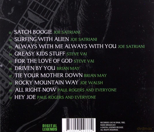 Rock Guitar Night - Live On Air 1992 [CD]