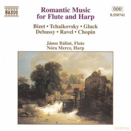 Janos Balintnora Mercz: Romantic Music For The Flute And Harp [CD]
