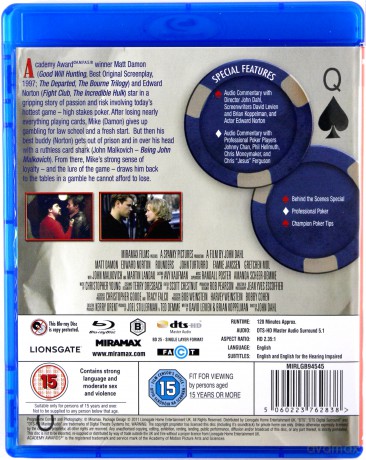 Rounders (Hazardziści) [Blu-Ray]
