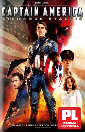 Kapitan Ameryka (Captain America): Pierwsze starcie [DVD]