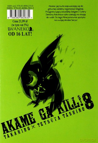 Zabójcza Akame (Akame ga Kill) (Tom 8) - Takahiro [KOMIKS]