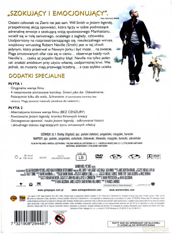 Jestem legendą (Premium Collection) [2DVD]