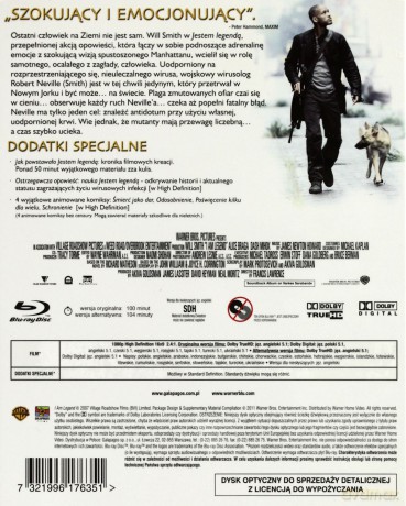 Jestem legendą (Premium Collection) [Blu-Ray]