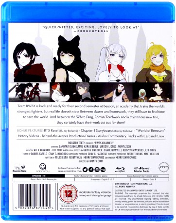 Rwby: Vol 2 [Blu-Ray]