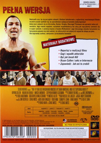 41-letni Prawiczek Zalicza Wpadkę z Sarą Marshall [DVD]