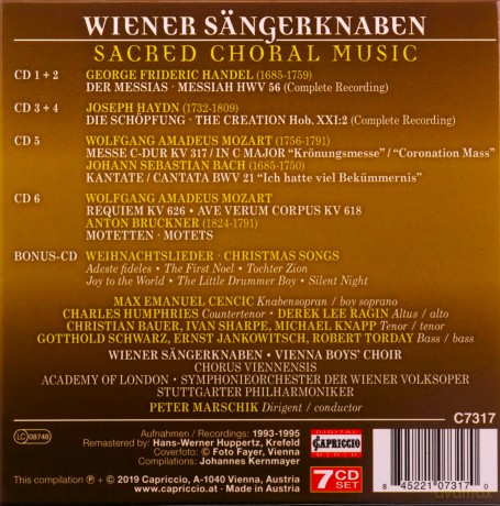 Vienna Boys Choir: Sacred Choral Music [7CD]