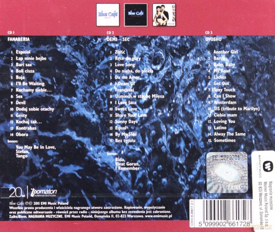 Blue Cafe: Kolekcja 20 lecia Pomatonu [3CD]