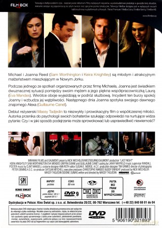 Zeszłej nocy [DVD]