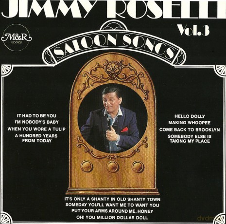Jimmy Roselli: Saloon Songs - Vol 3 [CD]