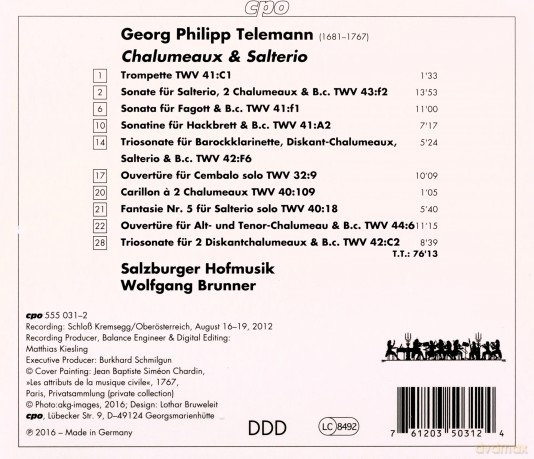 Telemann: Salzburger Hofmusikbrunner [CD]