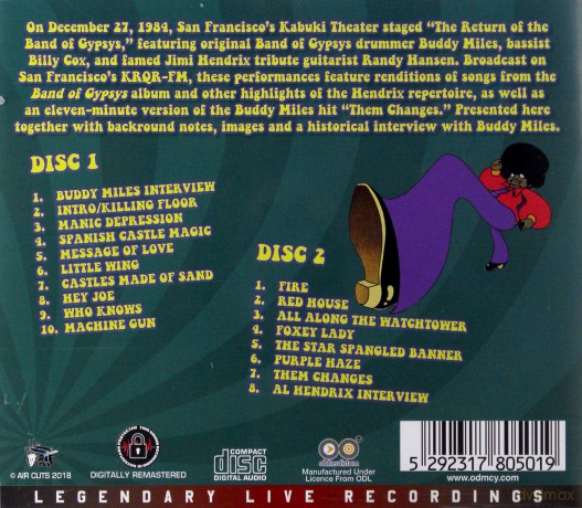 Return Of The Band Of Gypsys: San Francisco 84 [2CD]