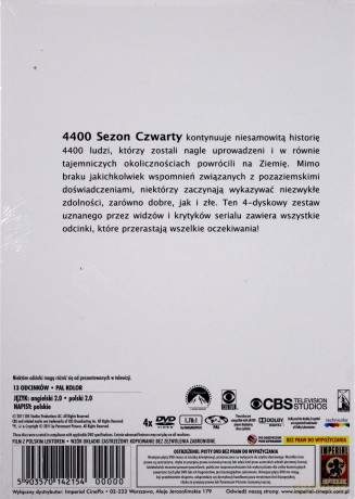 4400 sezon 4 [4DVD]