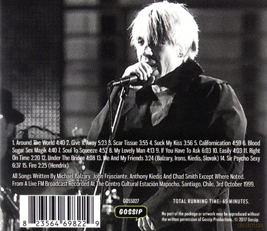 Red Hot Chili Peppers: Santiago Serenade [CD]