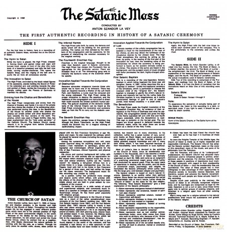 Anton Lavey: Satanic Mass [CD]