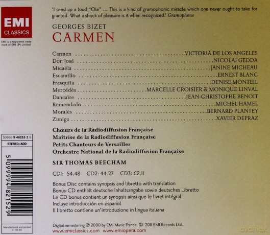 Sir Thomas Beecham: Carmen [3CD]+[CD-ROM]