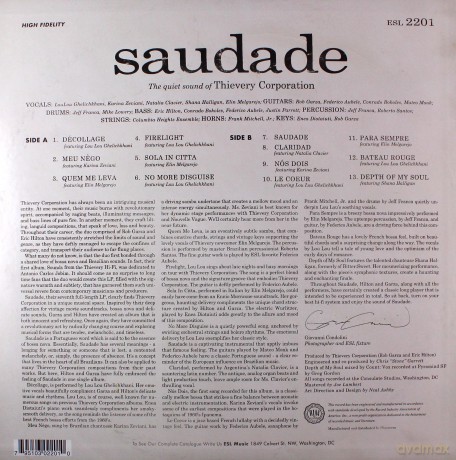 Thievery Corporation: Saudade [Winyl]