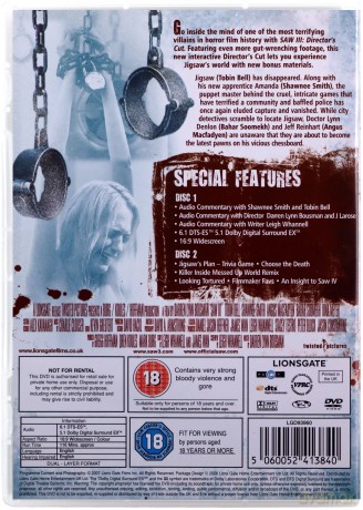 Saw 3 (Directors Cut) [2DVD]