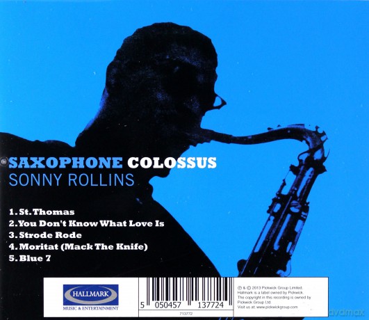 Sonny Rollins: Saxophone Colossus [CD]
