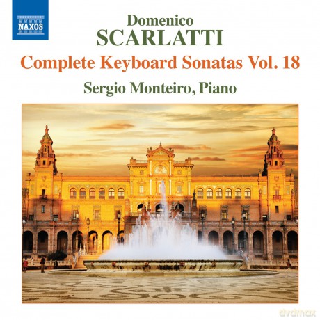 Sergio Monteiro: Scarlattikeyboard Sonatas Vol 18 [CD]