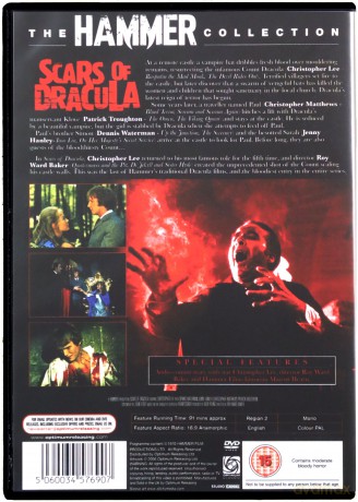 Scars Of Dracula [DVD]