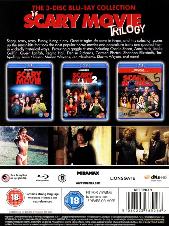 Scary Movie 1-3 (Straszny Film) (Straszny film 1-3) [3xBlu-Ray]