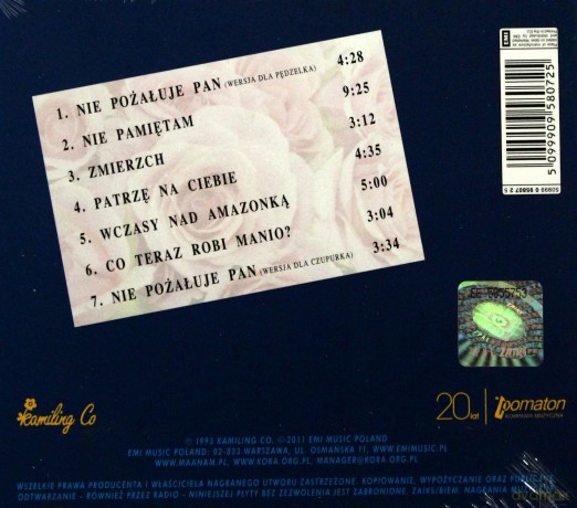 Kora: Ja Pana W Podroż Zabiorę (Digipack) [CD]