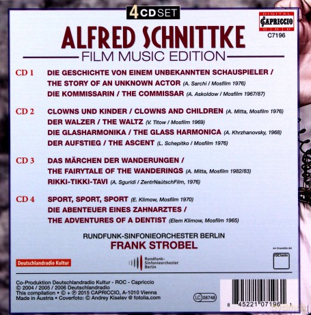 Berlin Rsostrobel: Schnittkefilm Music Edition [4CD]