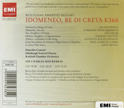 Mackerras: Idomeneo [3CD]+[CD-ROM]