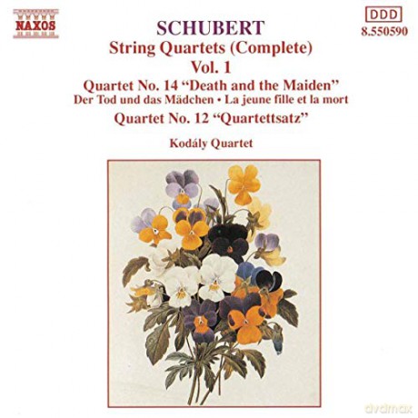 Kodaly Quartet: Schubertstring Quartets Vol 1 [CD]