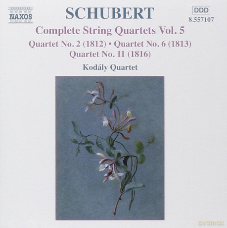 Kodaly Quartet: Schubertstring Quartets Vol 5 [CD]