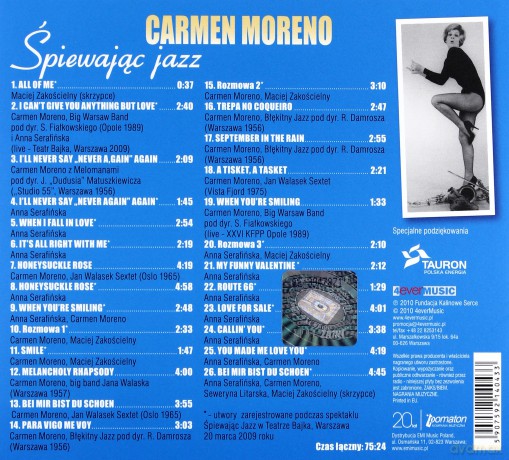 Carmen Moreno: Śpiewając Jazz (digipack) [CD]
