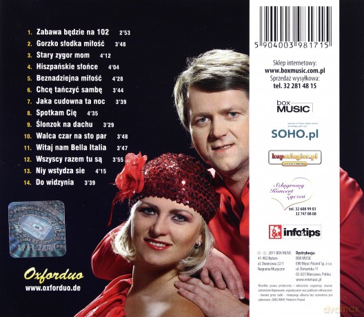 Oxforduo: Gorzko Słodka Miłość [CD]