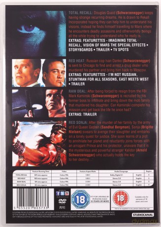 Schwarzenegger Collection [4DVD]
