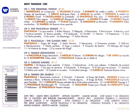 100 Best Tango [6CD]
