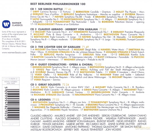 100 Best Wienner Philharmoniker [6CD]