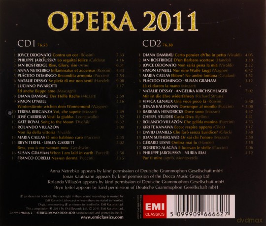 Various Artists: Opera 2011 [2CD]