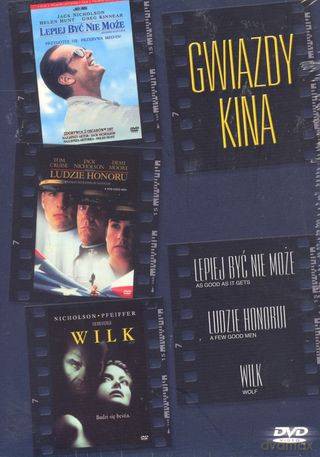 Gwiazdy kina: Jack Nicholson - Lepiej być nie może / Wilk / Ludzie honoru [BOX] [3DVD]