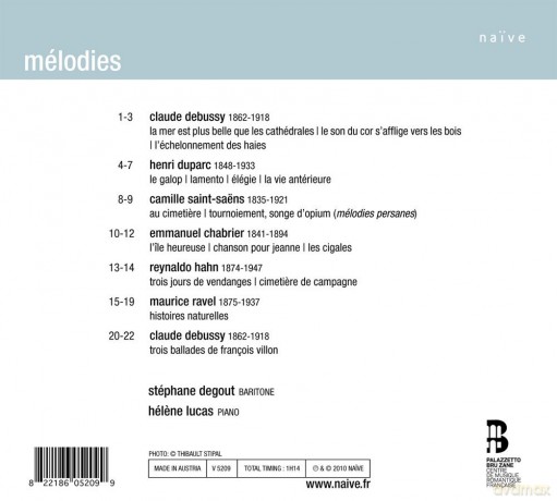 Degout: Melodies [CD]