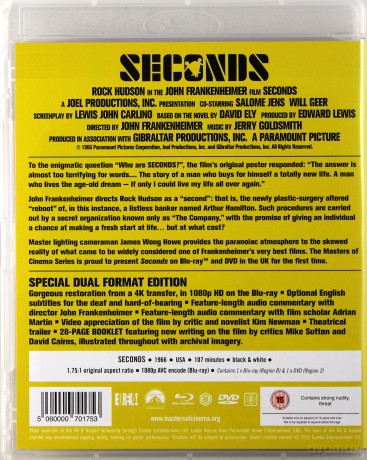 Seconds (Twarze na sprzedaż) [Blu-Ray]+[DVD]
