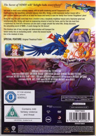 Secret Of Nimh (Dzielna pani Brisby) [DVD]