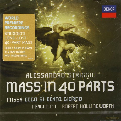 Robert Hollingworth: Striggio: 40 Part Mass [CD]